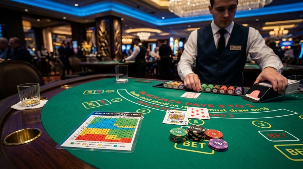 blackjack basic strategy chart