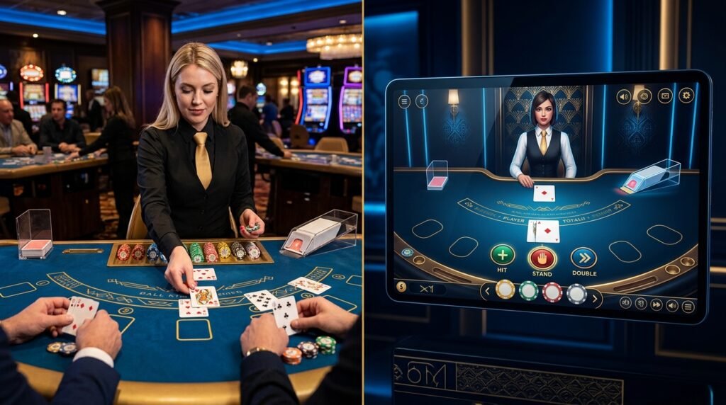 how does live dealer casino work