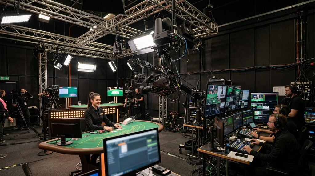 how does live dealer casino work